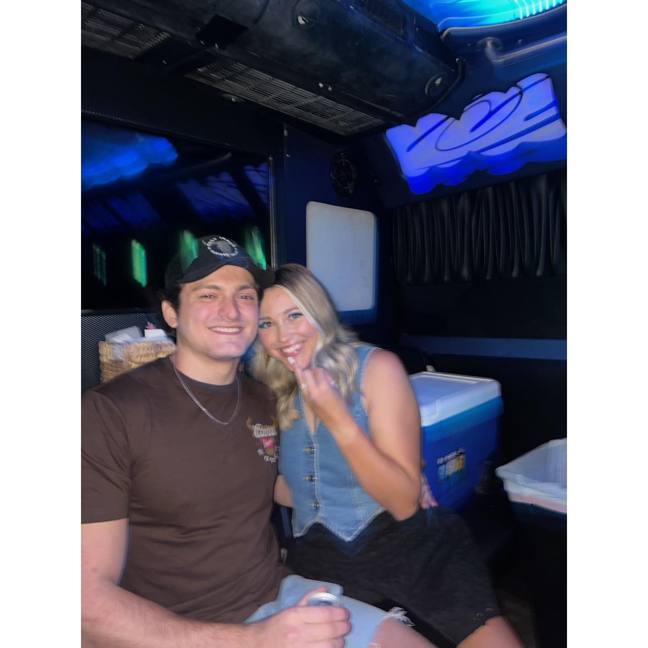 Celebrating our engagement!