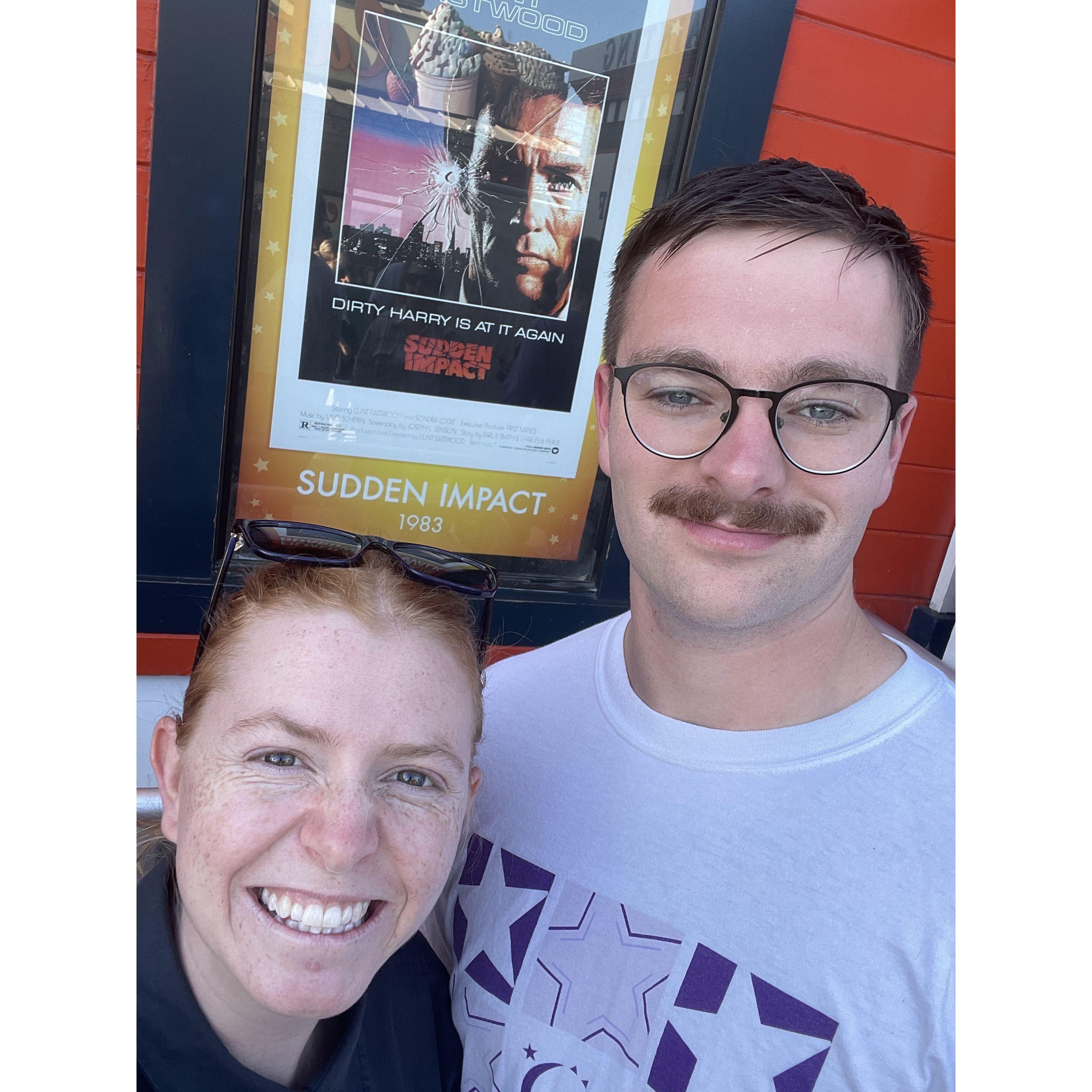 Night at boardwalk with Calli's namesake