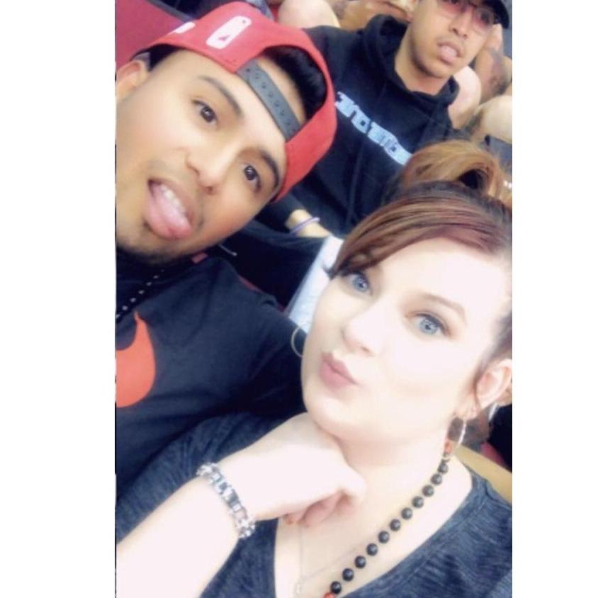 Our First Rockets Game Together 2018