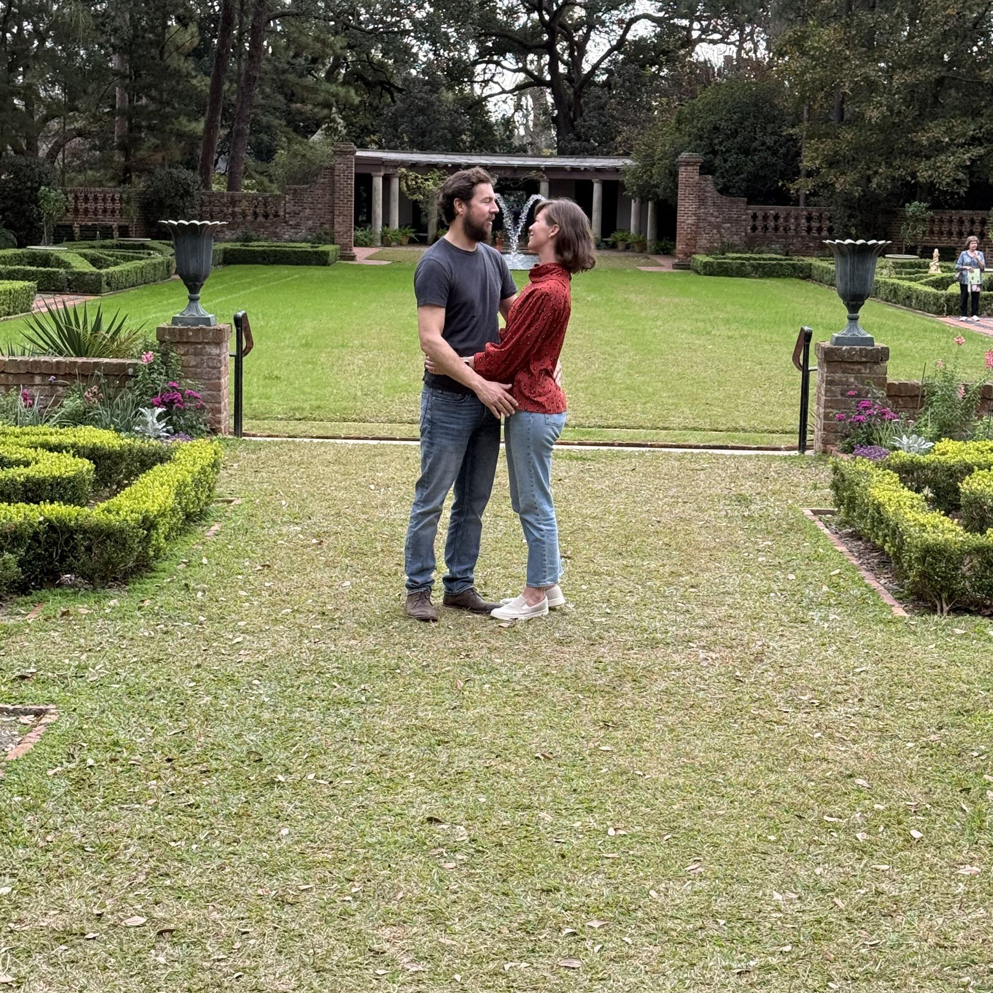 On a tour of a southern mansion!