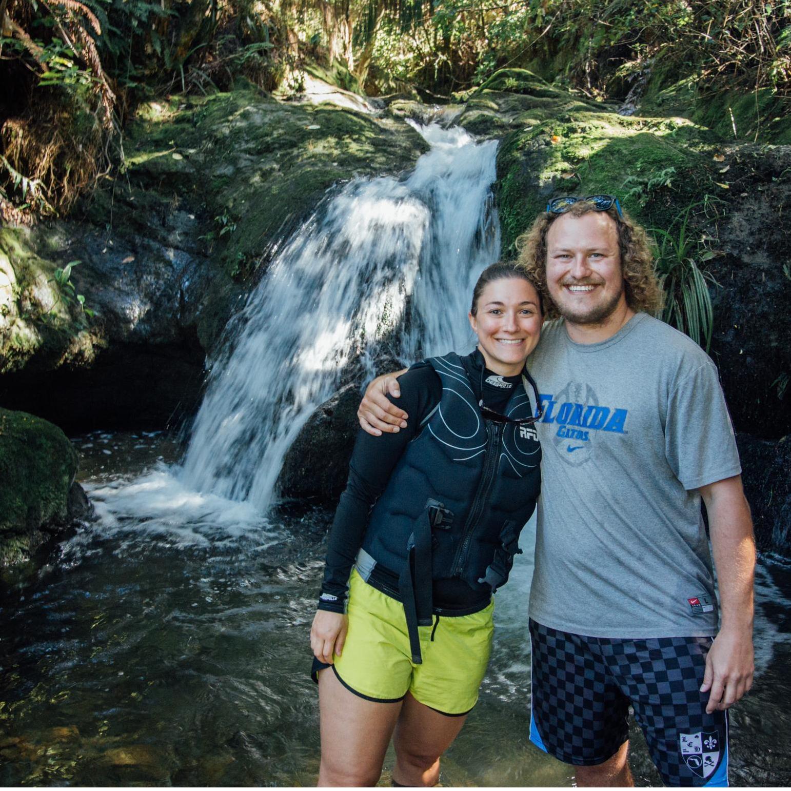 Pelorus River tour 12 hours before engagement.  New Zealand 2.18.2018