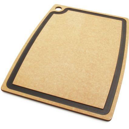 Epicurean Gourmet Series Groove Cutting Board, Natural, 20" x 15"