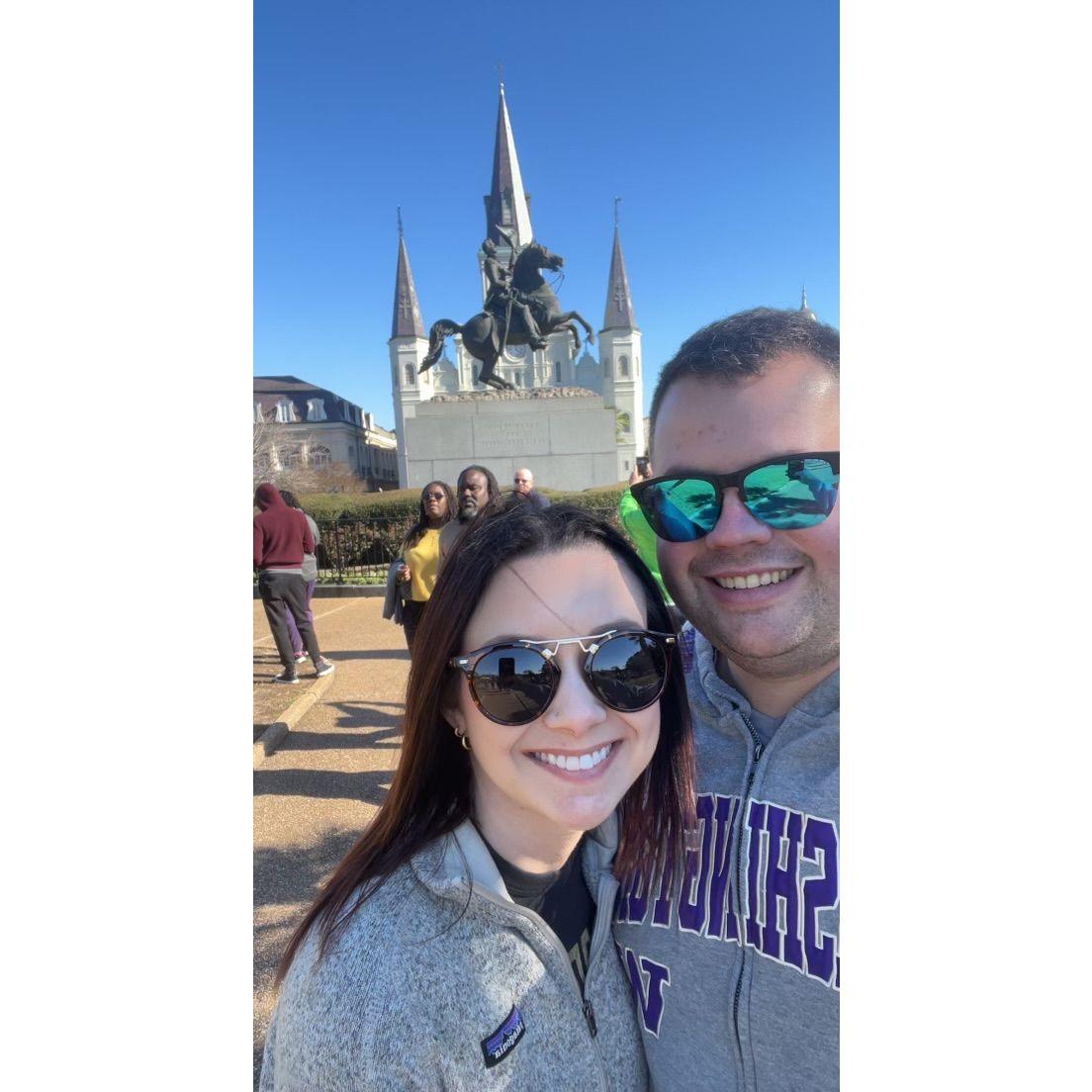 Mike's trip down to visit me in Louisiana in January of 2023!