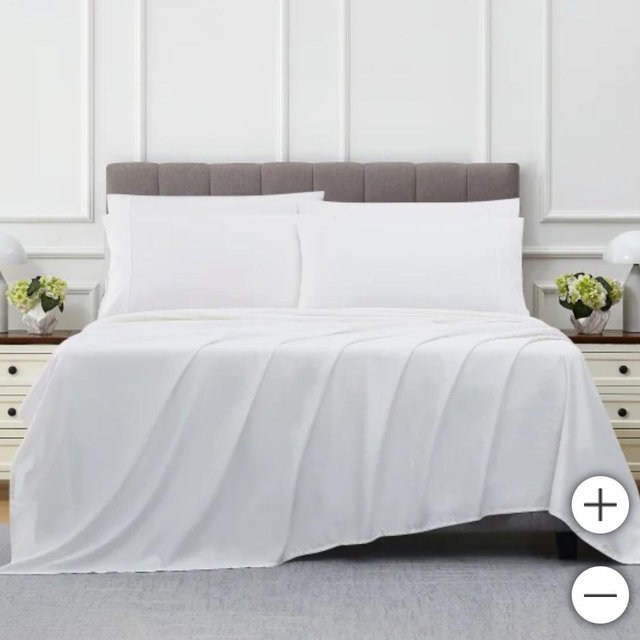 Kirkland Signature Sheet Set, white, queen
