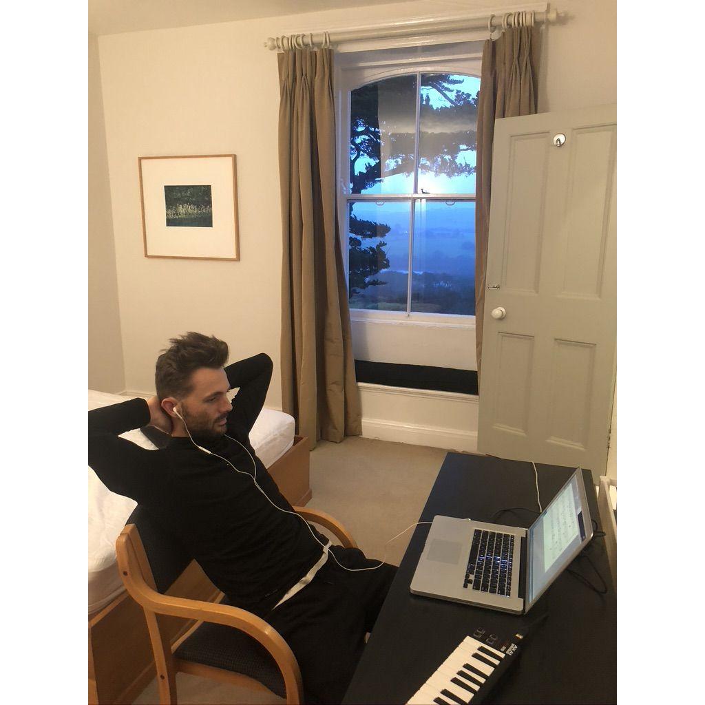 Writing music at the Liss Ard Estate