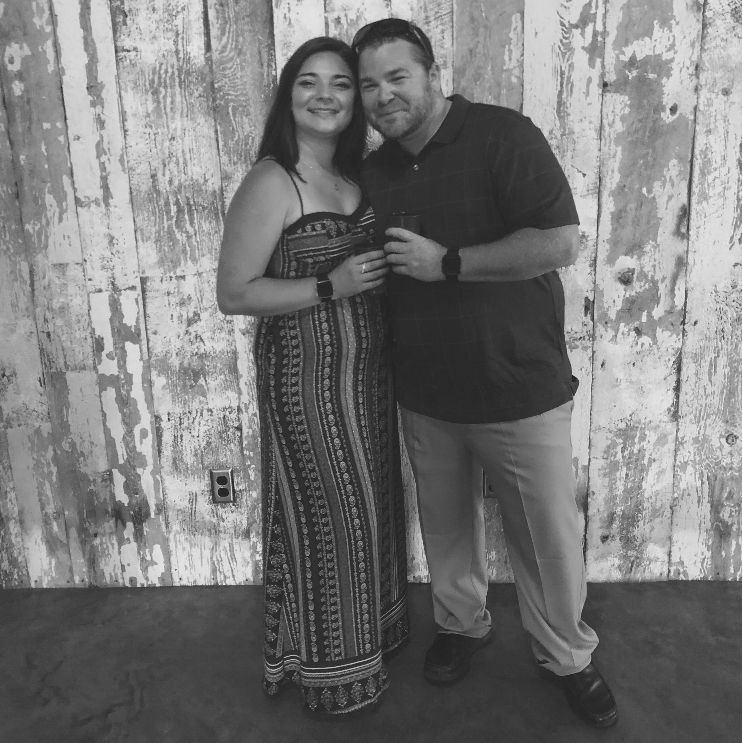 Our first wedding with each other.