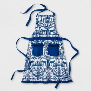 Blue Eulalia Fringed Apron - Opalhouse™