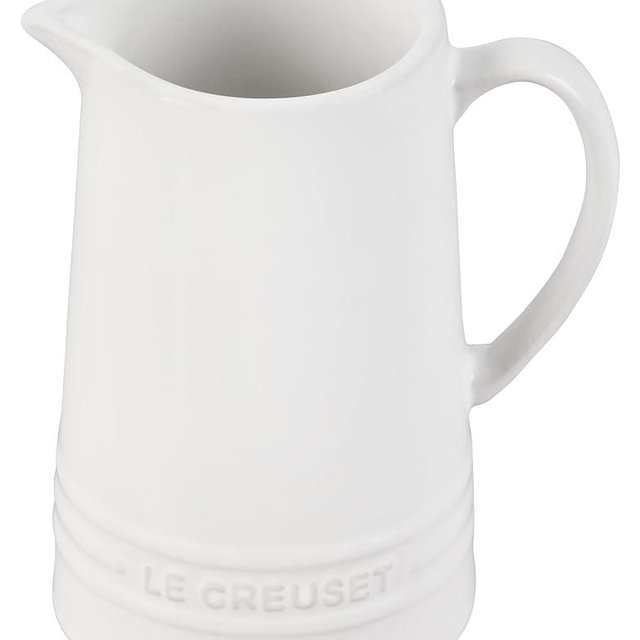 Le Creuset Stoneware Small Pitcher, 10 oz., White