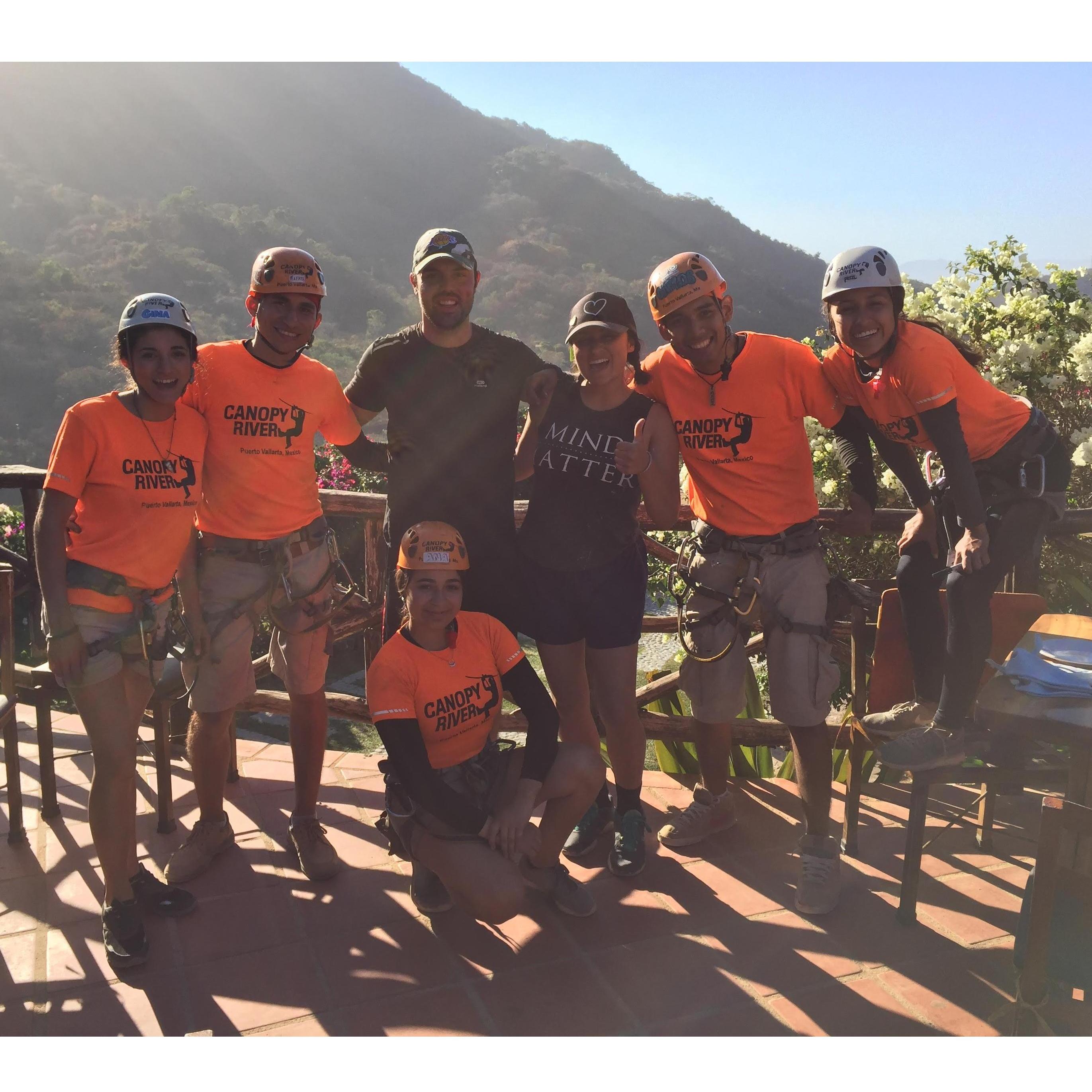 Ziplining in Puerto Vallart, Mx
