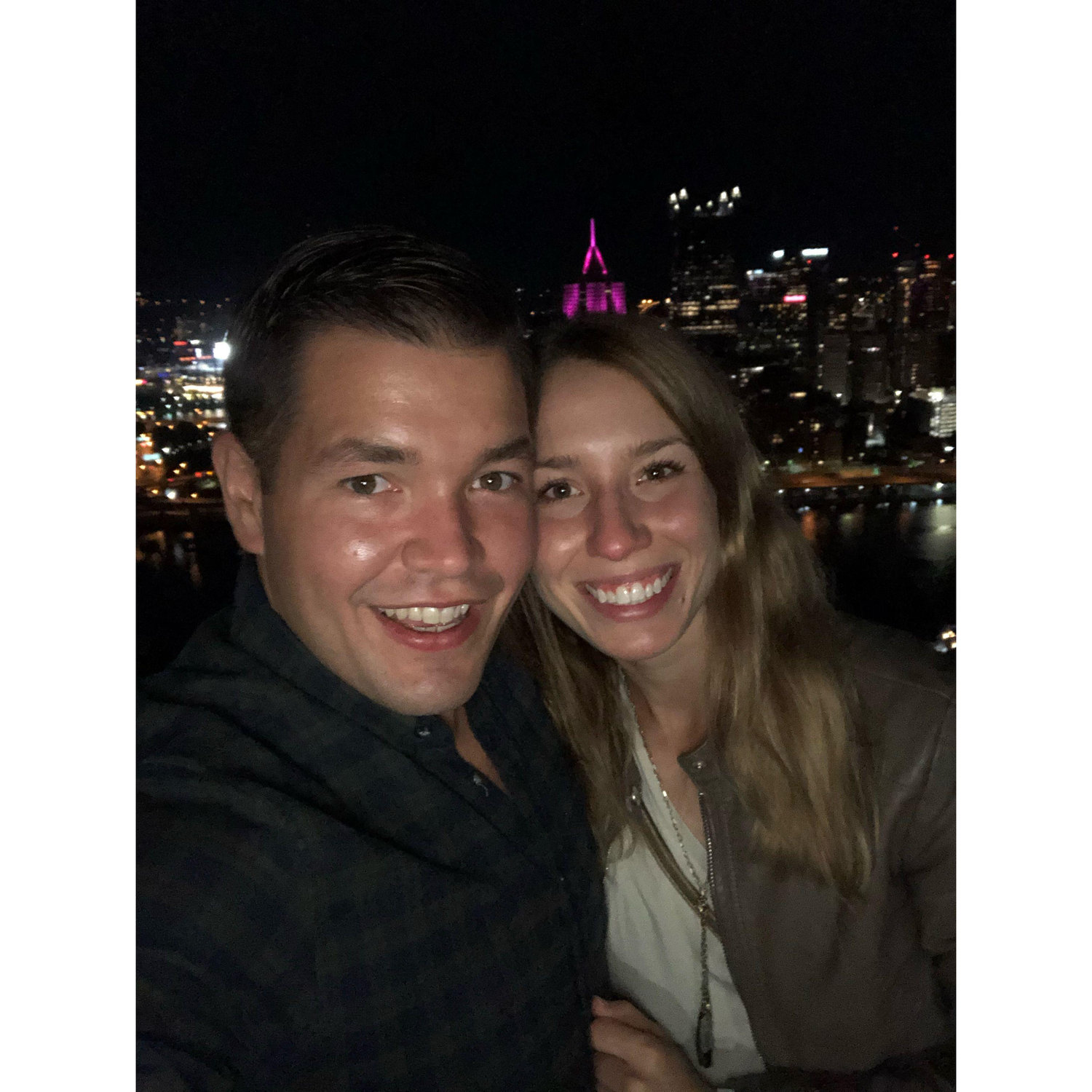 During Tyler's first visit to my house, we toured downtown Pittsburgh and had to take the incline to Mt Washington!