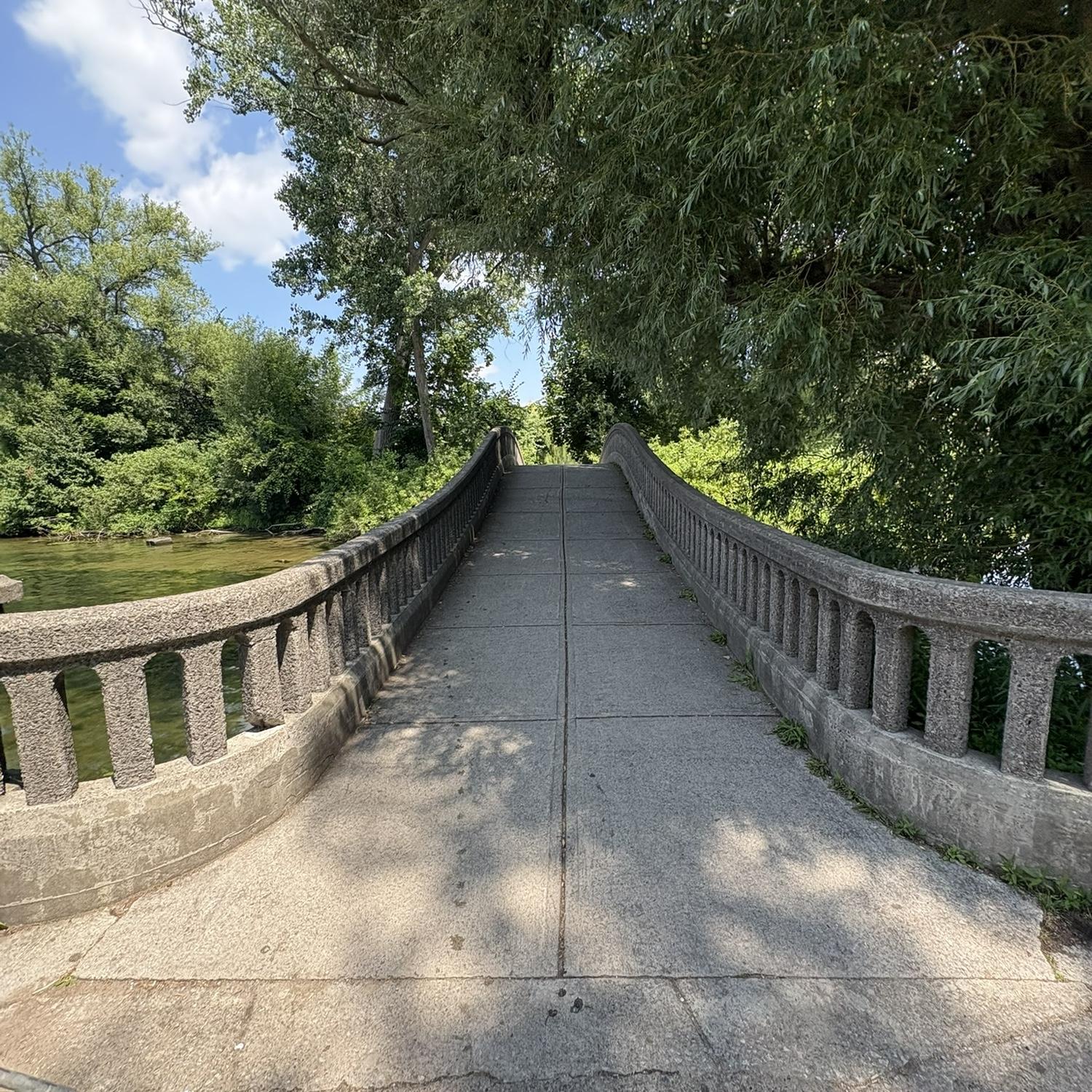 The bridge we went over before he proposed!