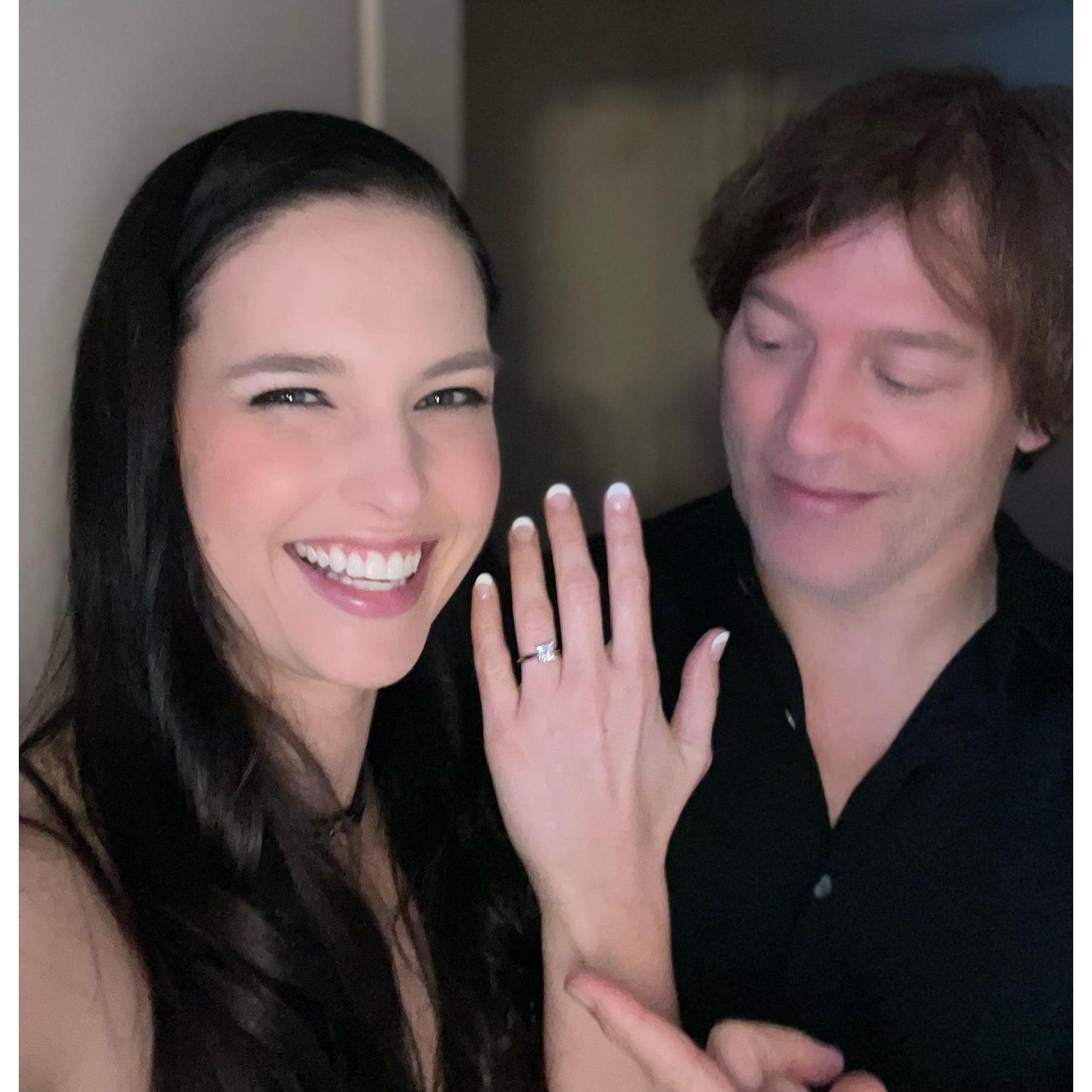 Right after the proposal