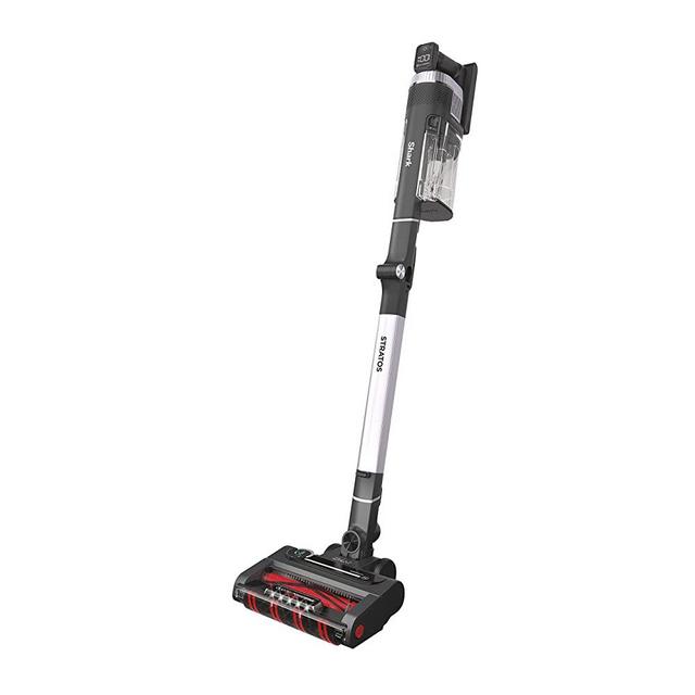 Shark IZ862H Stratos Cordless Vacuum with Clean Sense IQ and Odor Neutralizer, DuoClean PowerFins HairPro, Includes Duster Crevice Tool & Anti-Allergen Brush, Up to 60 Minute Runtime, Ash Purple