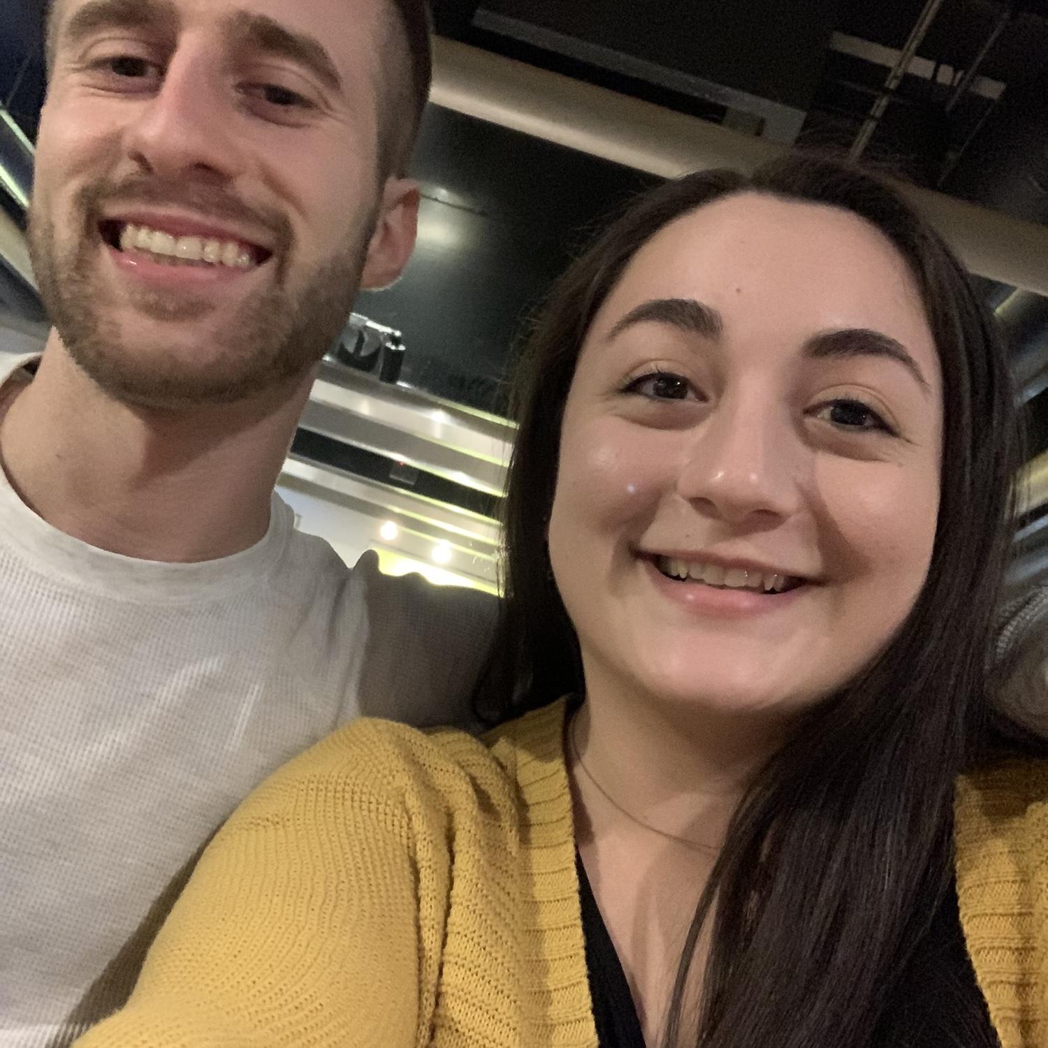 Our 1st photo together on Lou’s birthday 🎂