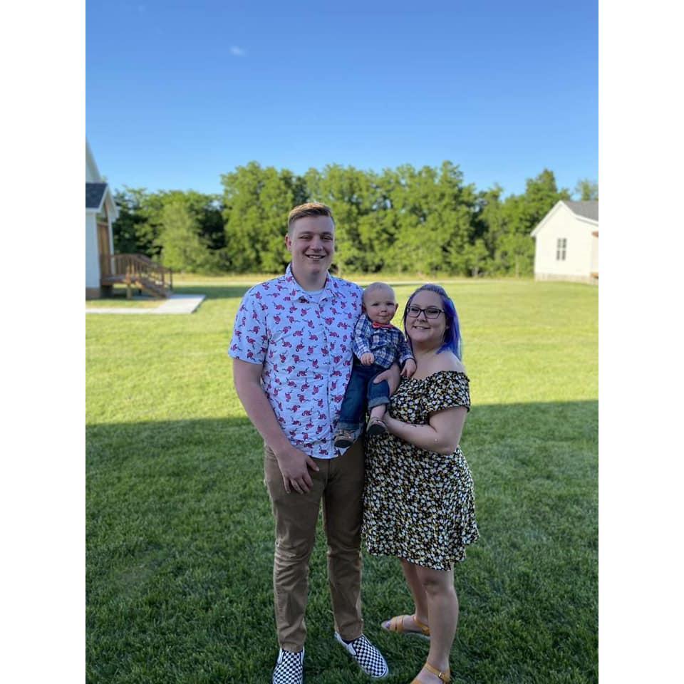Here we are with our baby boy Alaric we love him so much!
