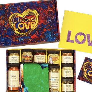 Penzey's Spices Gift Box - Set of 8 1/2 cup Spice Jars