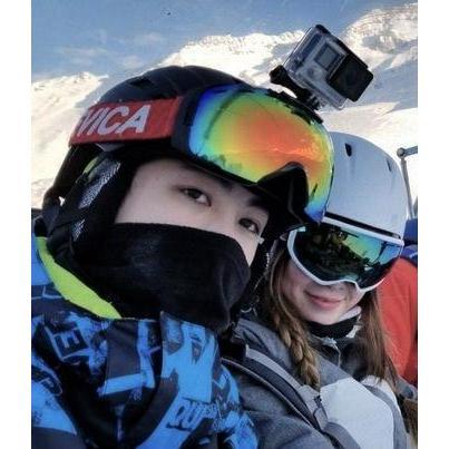 First time skiing together