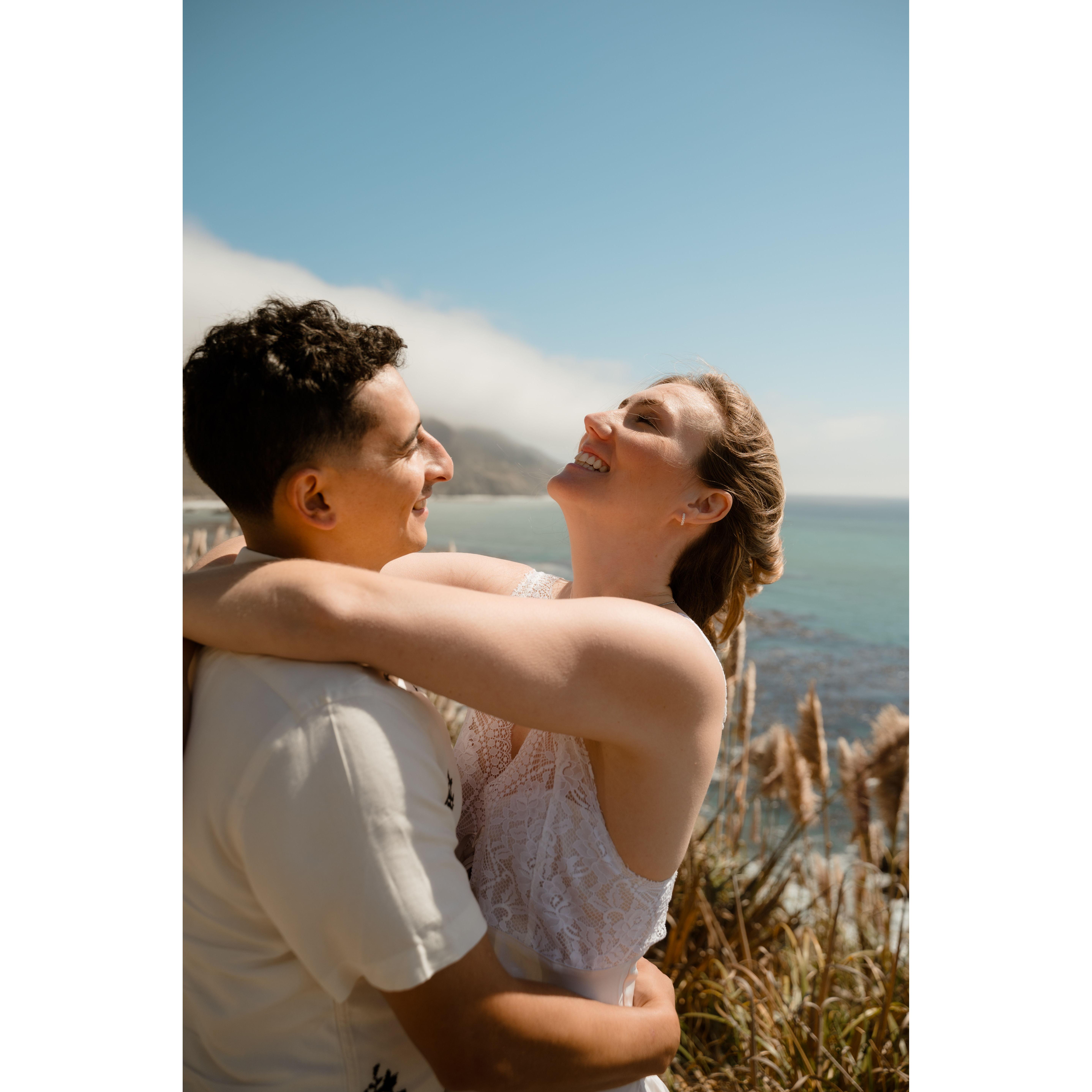 Not even the Big Sur coastline can steal my gaze away from you