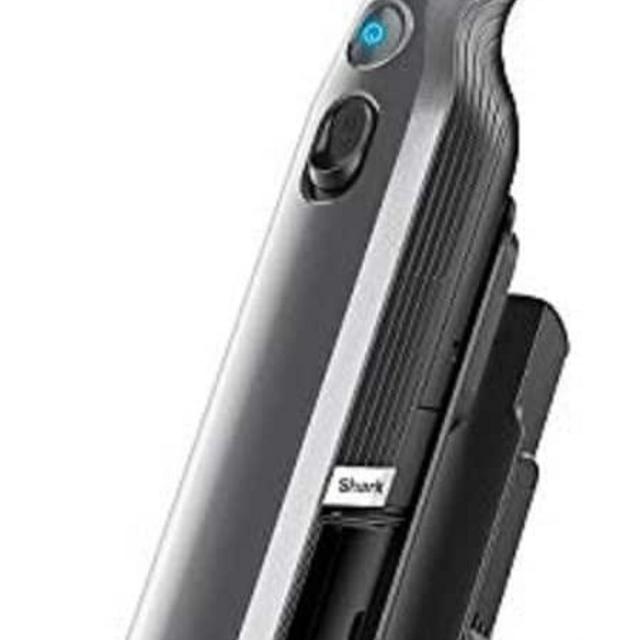 Shark Kabelloser Handstaubsauger [WV200EU] ohne Beutel, Einzelakku, 115 Watt, 0.1 Liter, 22 x 9.5 x 38.5 cm, Schwarz und Grau