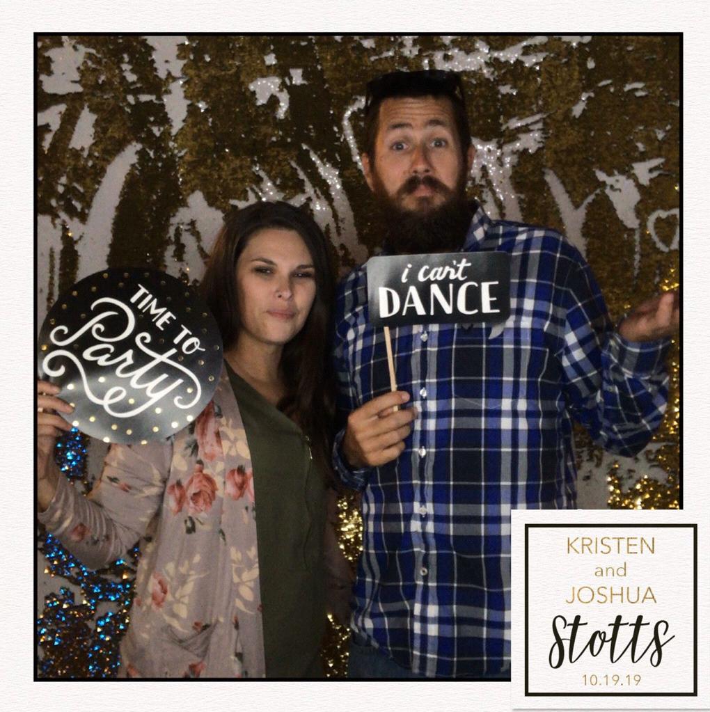 Our first wedding together.  Congrats to Josh & Kristen Stotts.