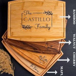Personalized Cutting Board with Display Stand – Custom Engraved Charcuterie Board, Ideal Gift for Wedding, Housewarming, Bridal Shower, Anniversary, Birthday, Mom & Couples, Valentines Day Gifts
