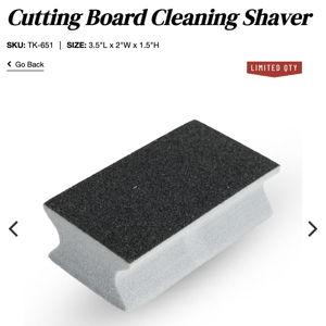 Cutting Board Cleaning Shaver