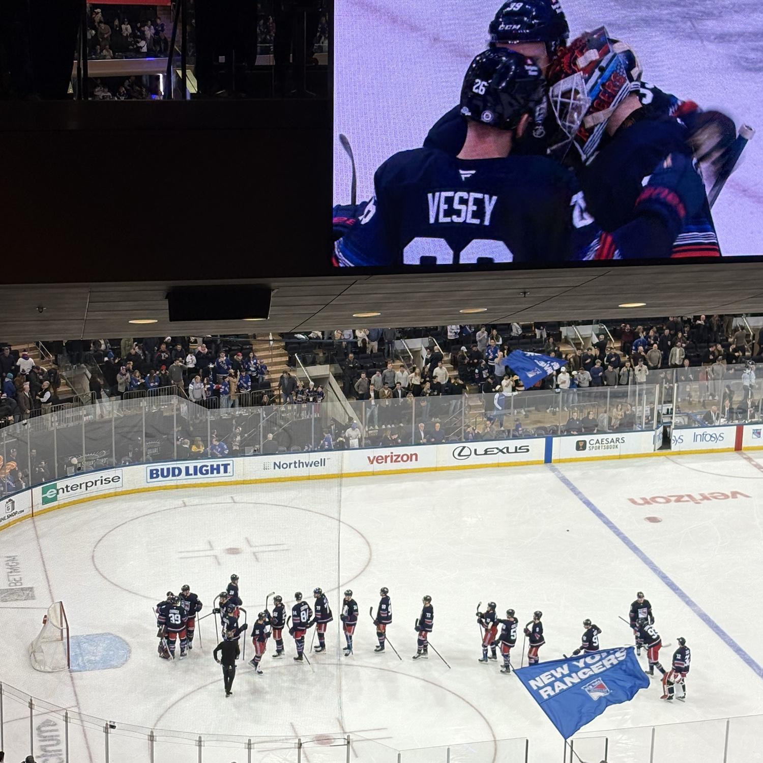 First Ranger game and it’s a win for the good guys!