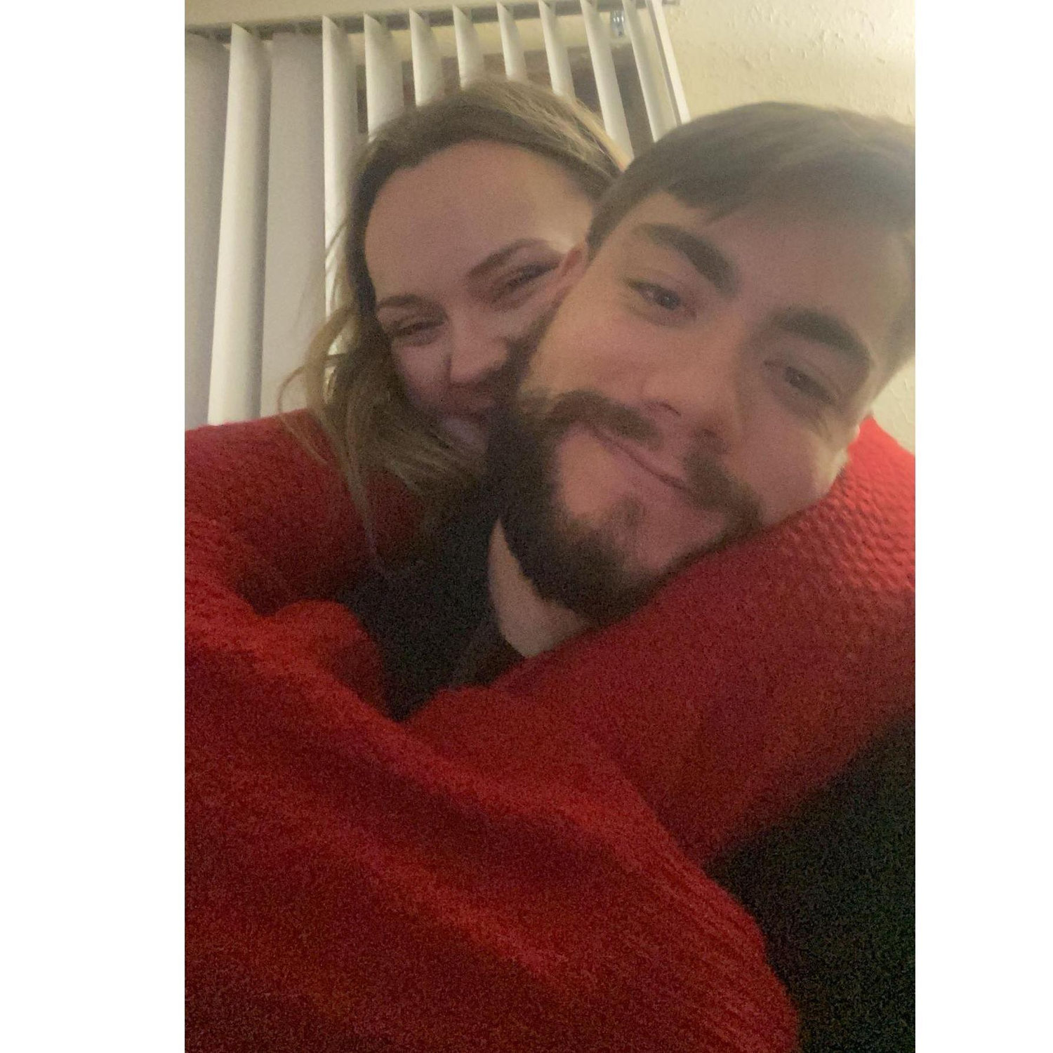 our first photo together!