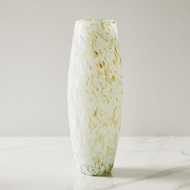 Speckled Mexican Glass Vase