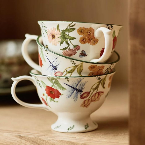 Eden Stoneware Tea Cups, Set of 4