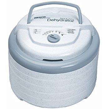 Nesco FD-75A Snackmaster Pro Food Dehydrator, White - MADE IN USA