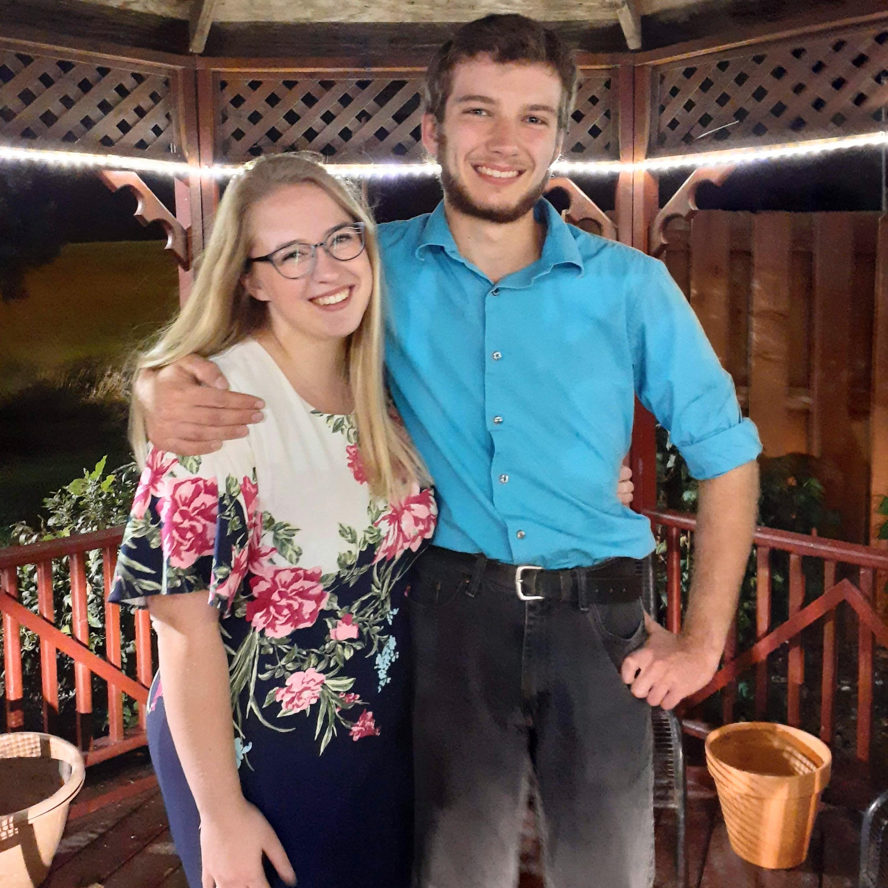 One of our first official "couple photos".