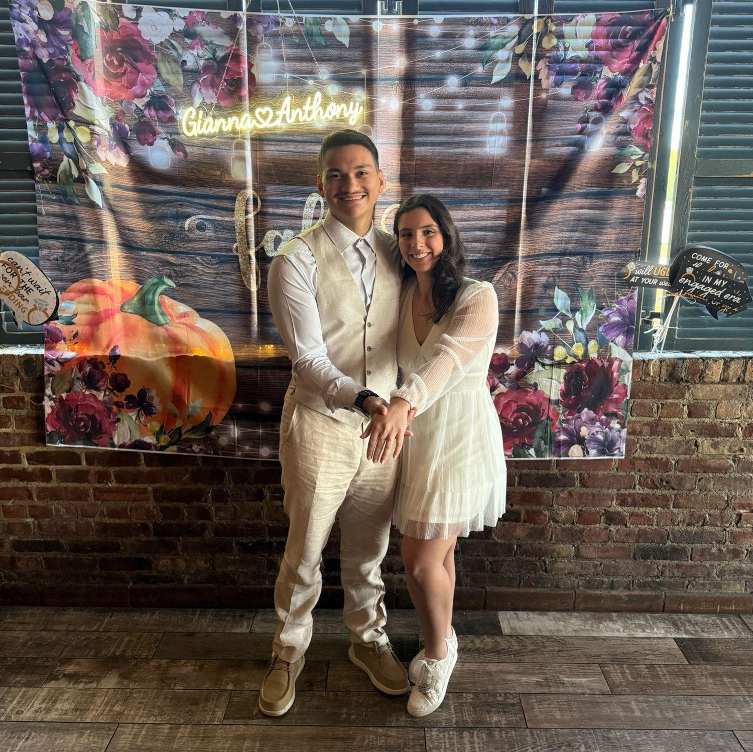 November 2024: Our engagement party!