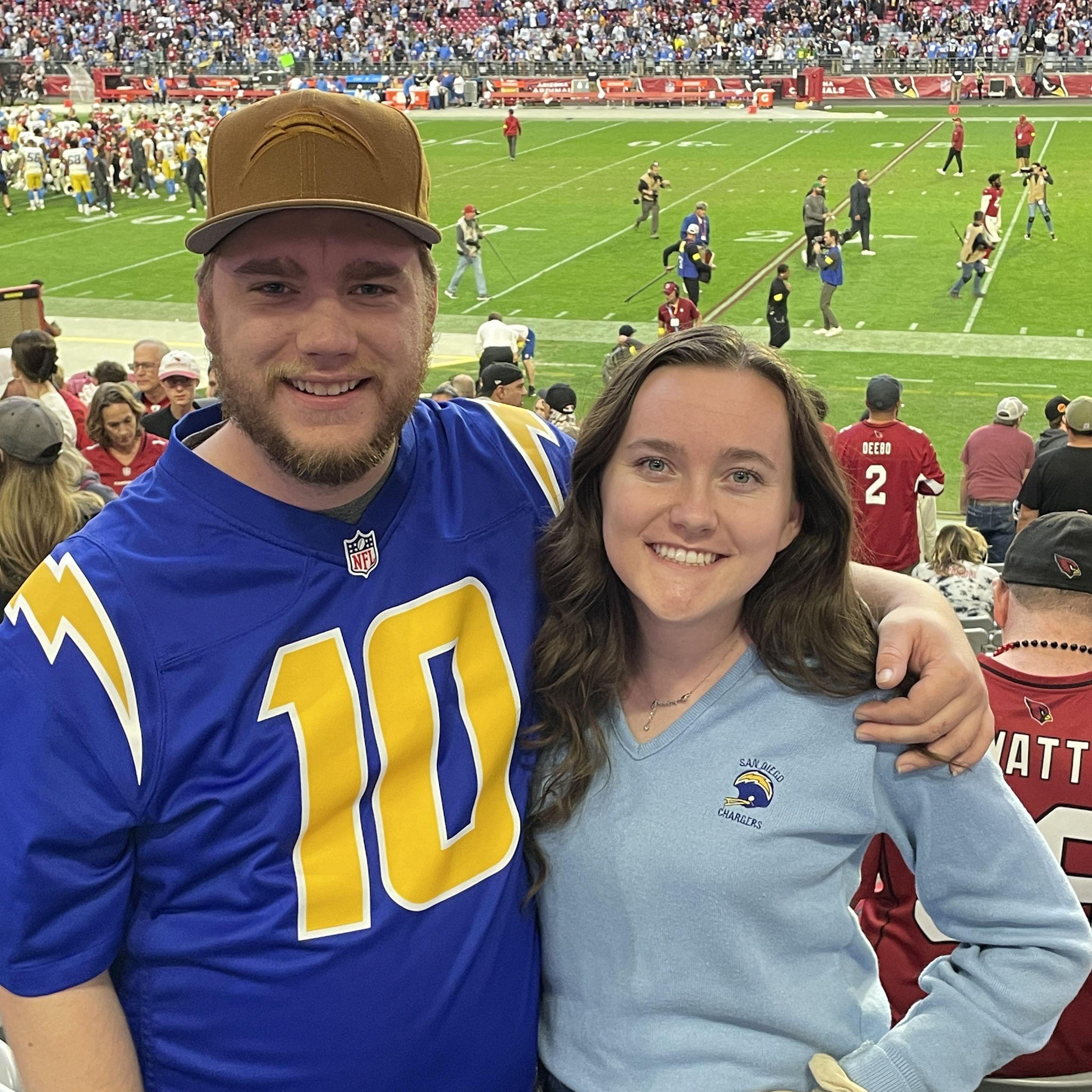 2nd Chargers game together!