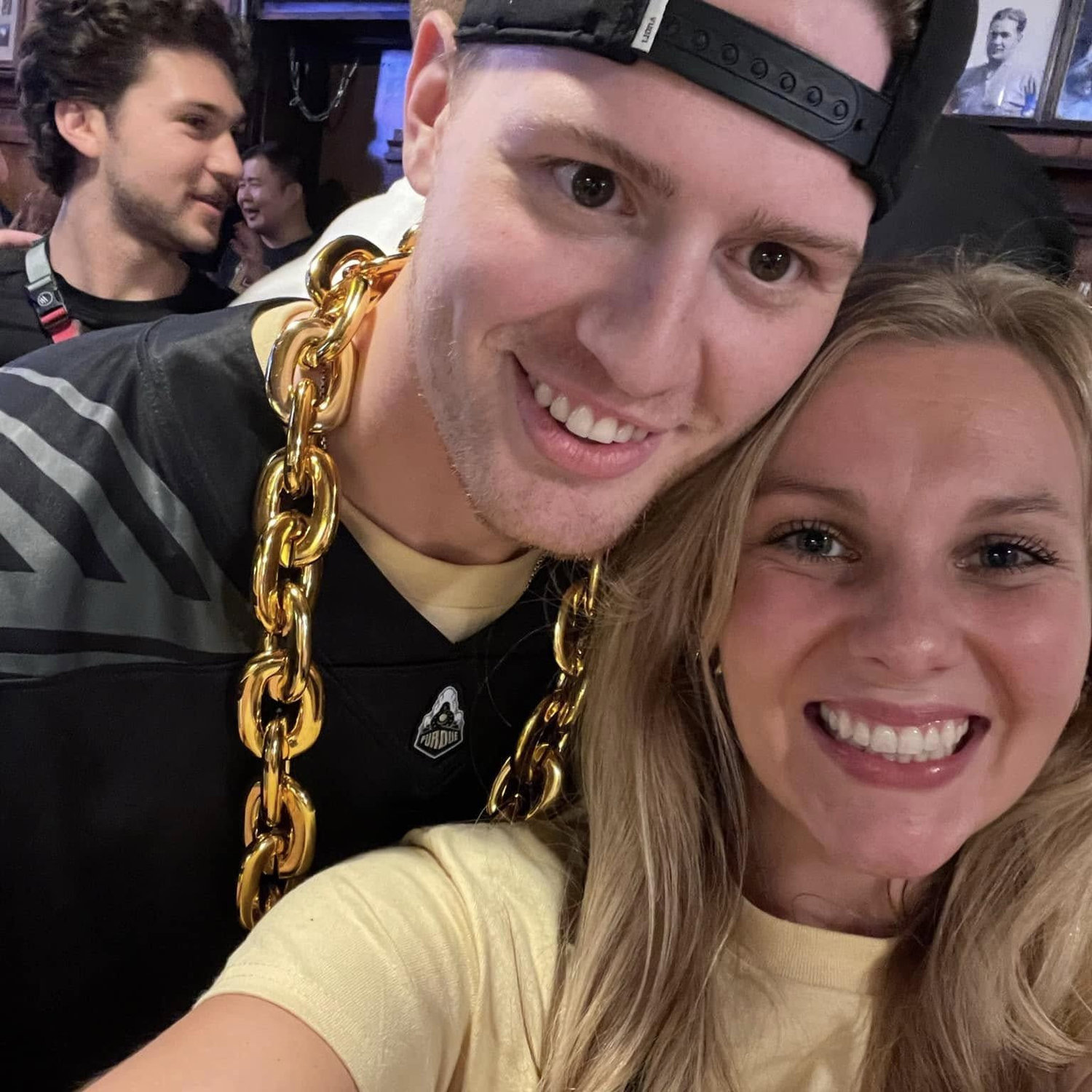 First trip together- Purdue where Boston said "I love you" for the first time