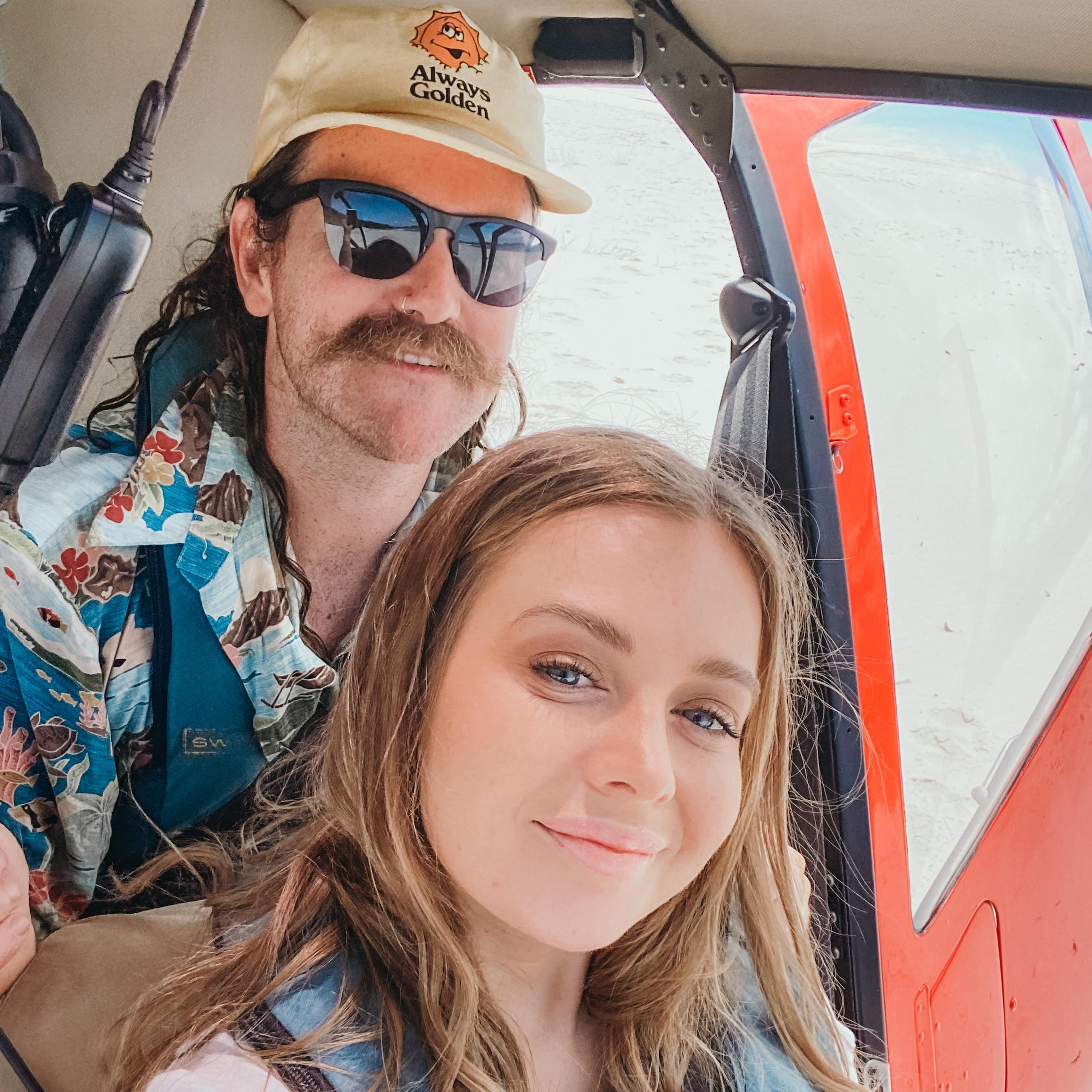 Happy Birthday Dean. Took a trip to Whitehaven Beach via helicopter