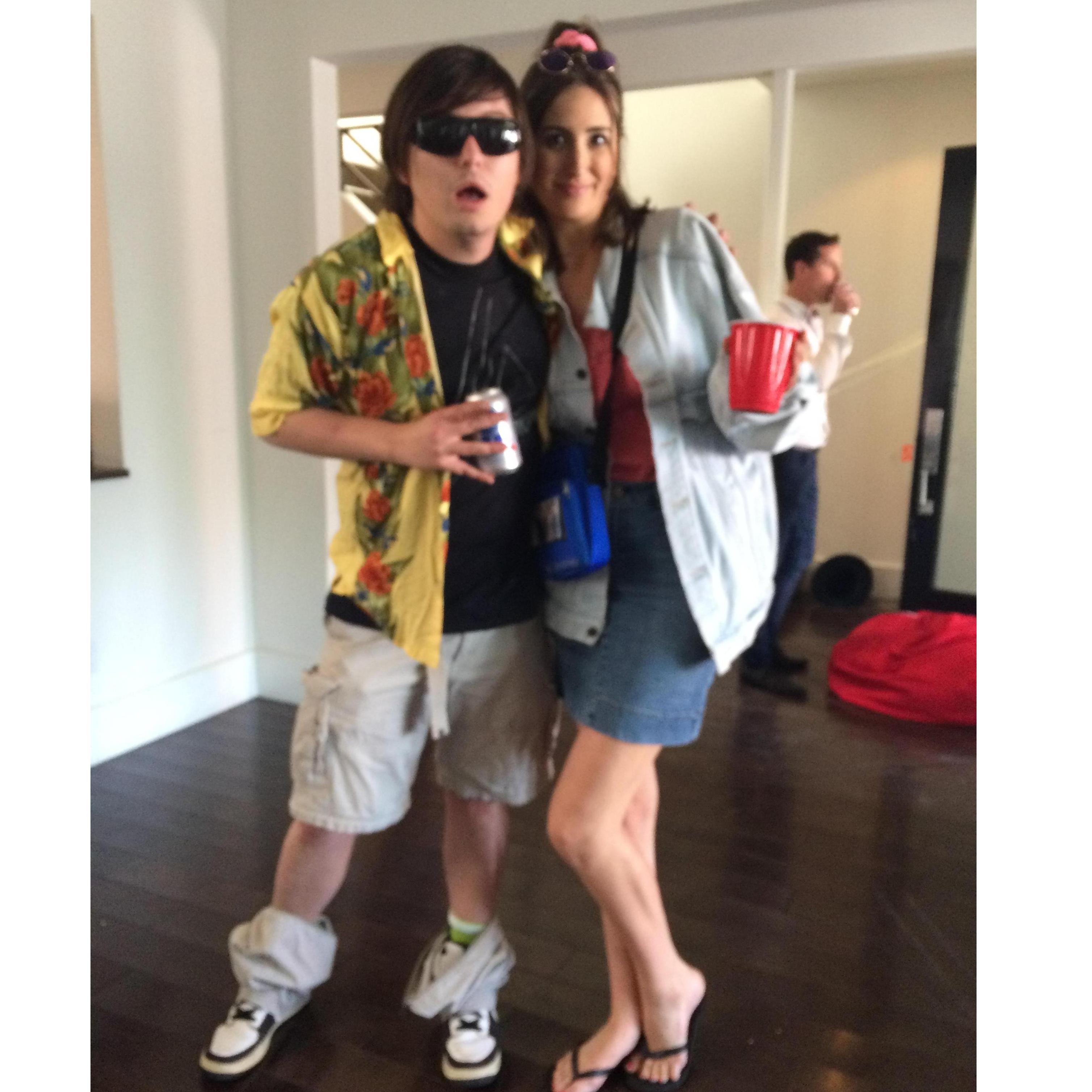 "Wear what you used to think was cool" party