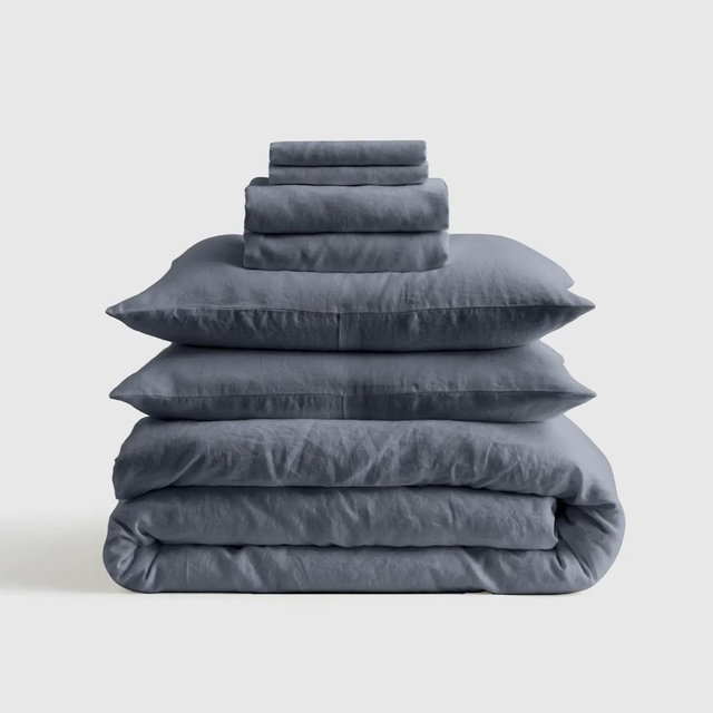 Deluxe Linen Duvet Bundle | Quince - Nightfall