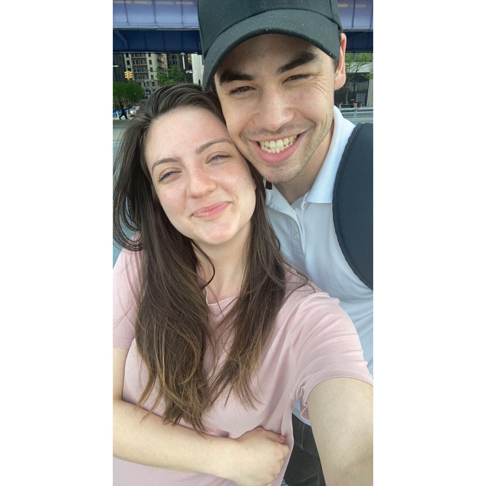 Right after we became "official"!