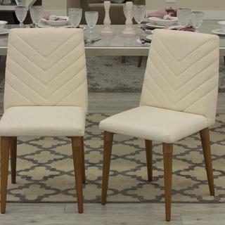 Utopia Chevron Dining Chair, Set of 2