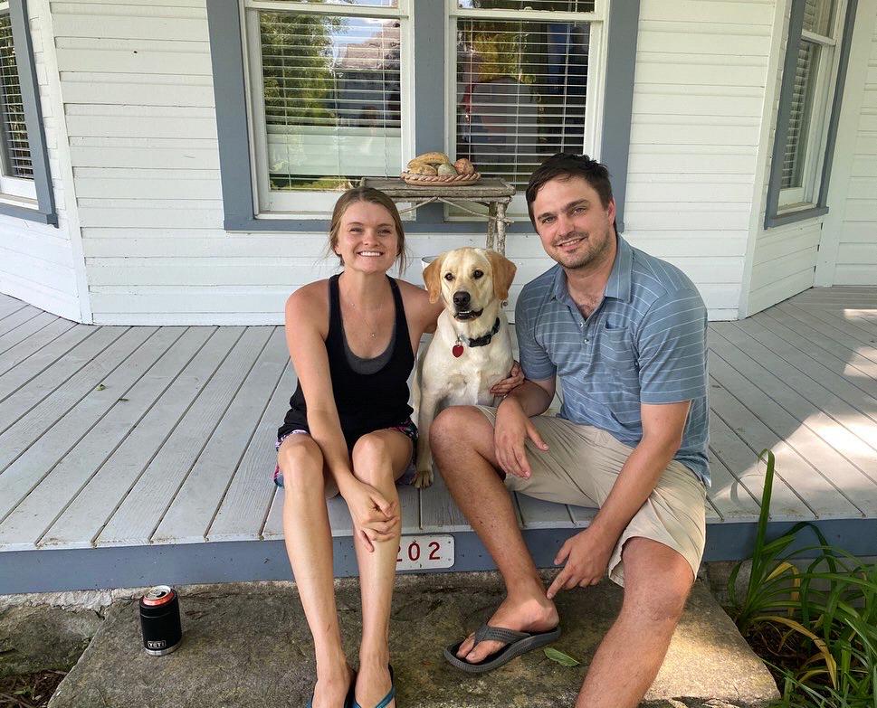 Calico Rock, AR with Maggie (good girl)