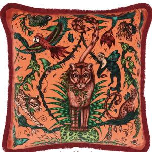 Emma Shipley Bosque Dreams Velvet Cushion