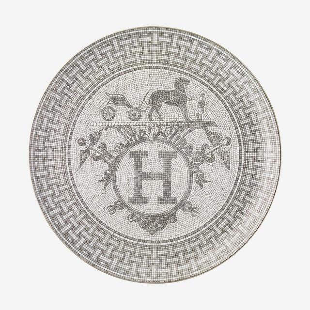 Mosaique au 24 platinum tart platter ,  $495
