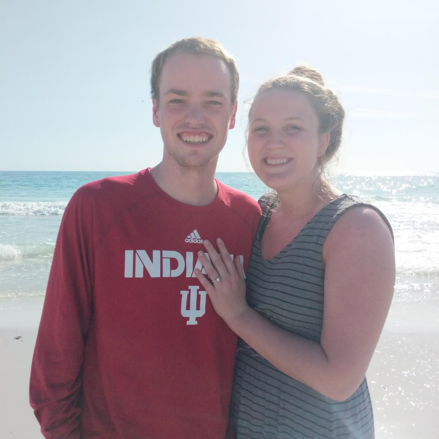 Just a few short minutes after Ashlynn said yes