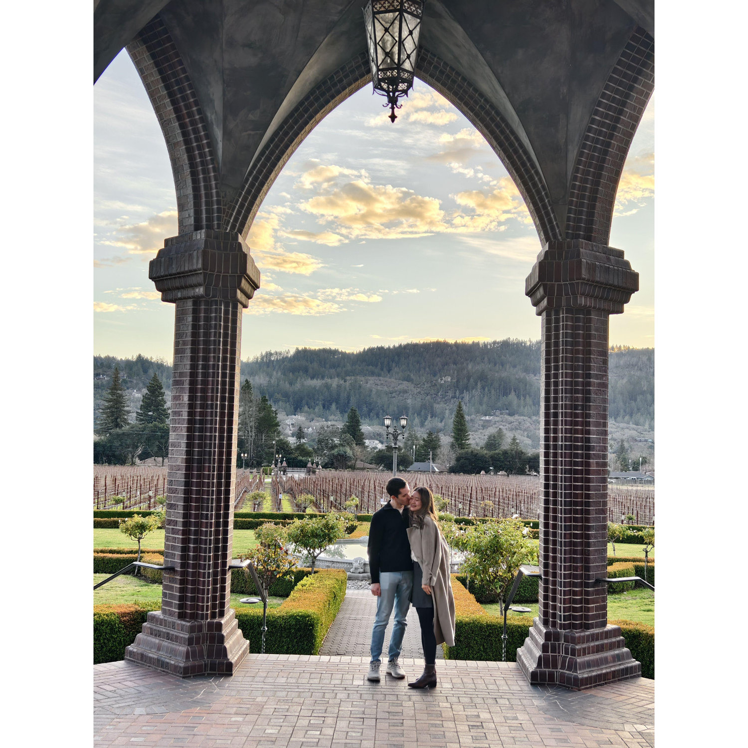 Mom took this photo of us