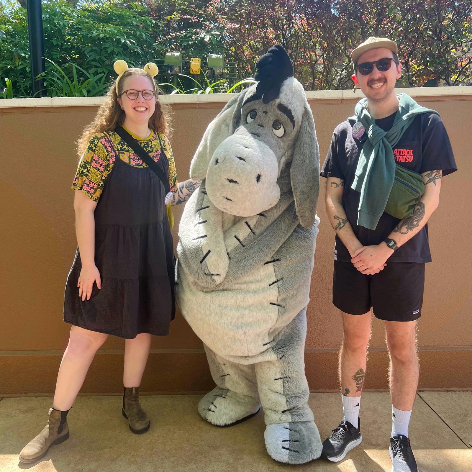 Meeting Eeyore together :)