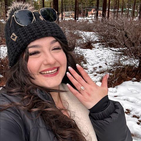 1st Selfie engaged