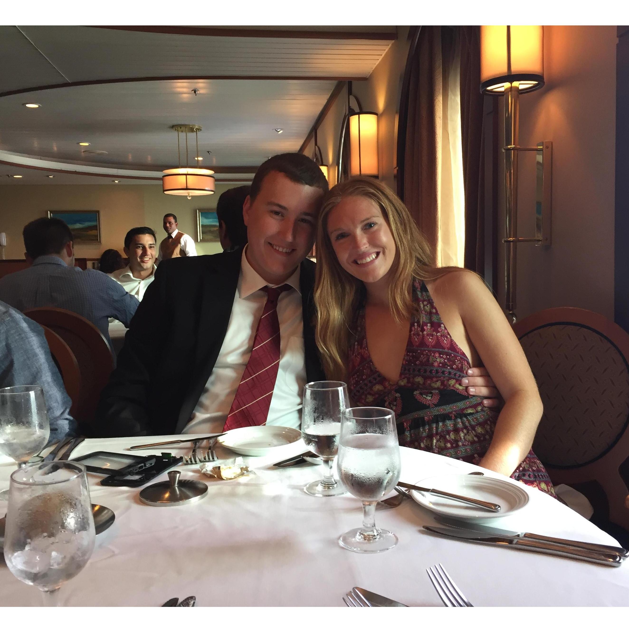 On this cruise, we ate 12 meals a day.