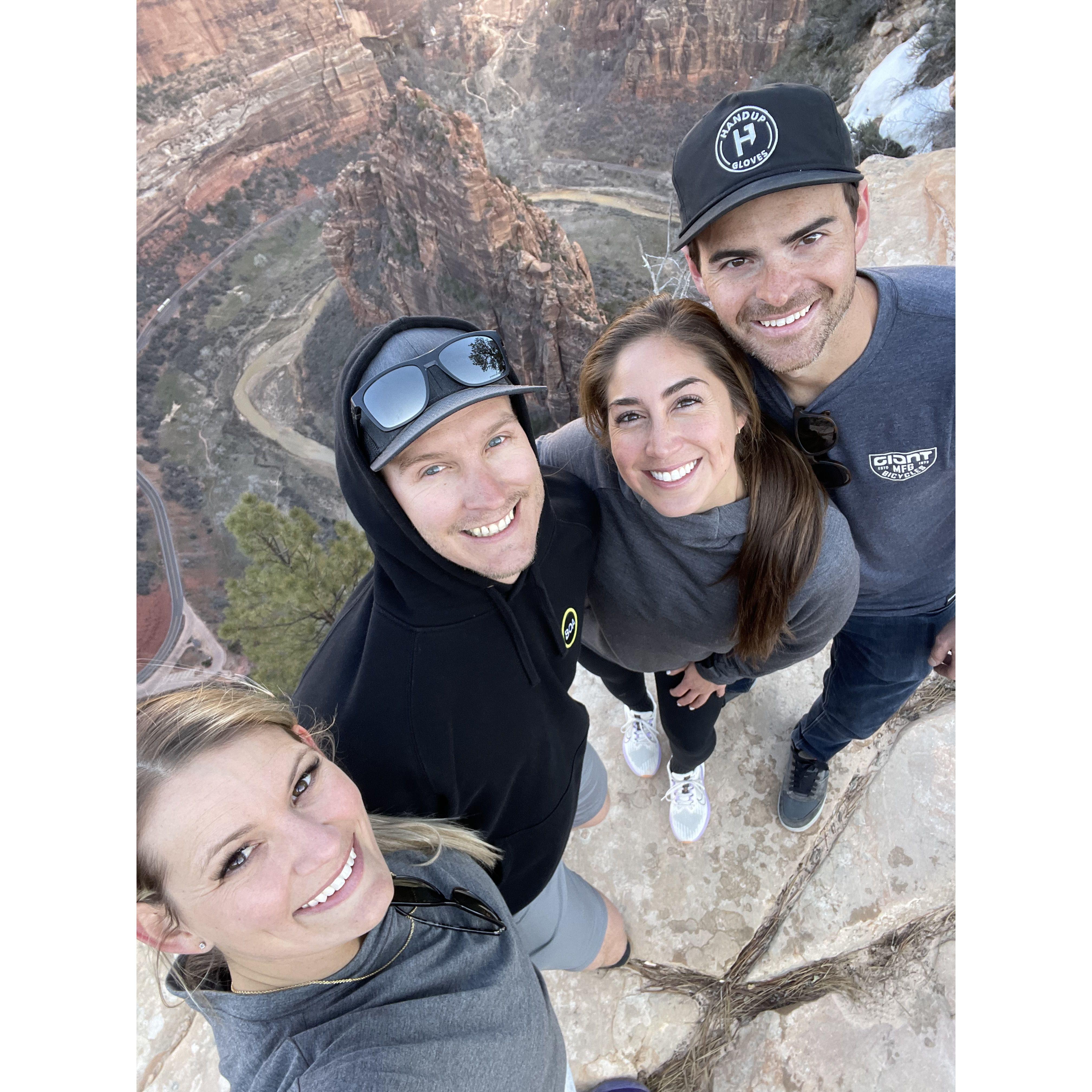 We SURVIVED the Angels landing hike in Zion National Park.