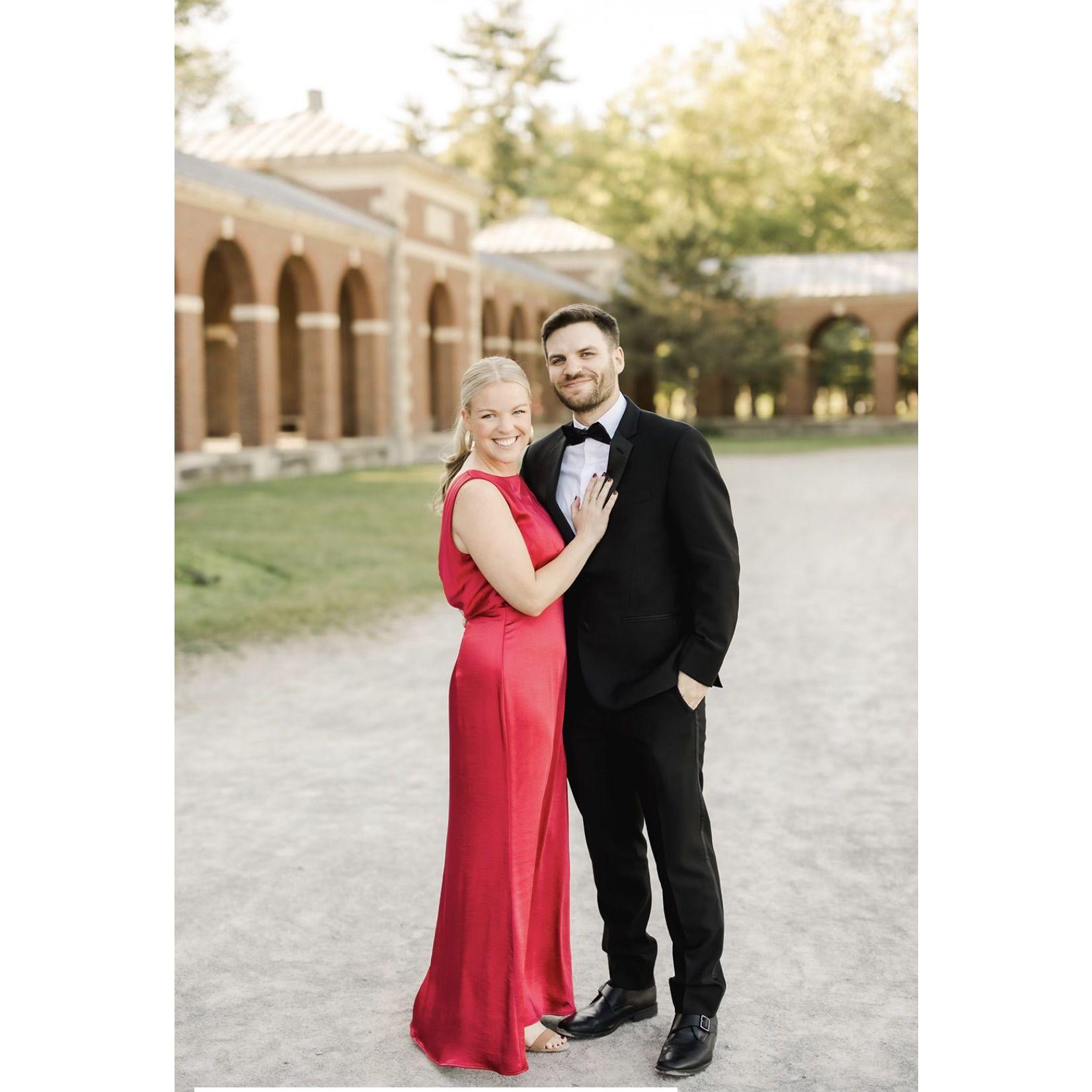 Finally Saratoga residents! Here they are spotted in their finest garb celebrating the wedding of the mayor's daughter, HUGE INVITE!